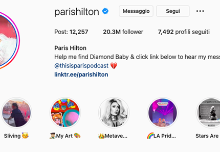 Paris Hilton: grossa ricompensa a chi trova Diamond Baby